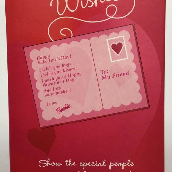 BARBIE DOLL. VALENTINE WISHES BARBIE - Picture 8 of 13